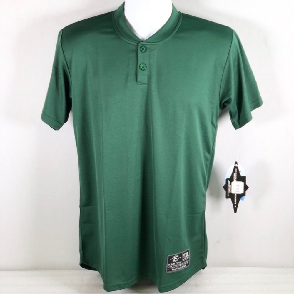 EASTON Youth Green Skinz 2 Button Placket Jersey